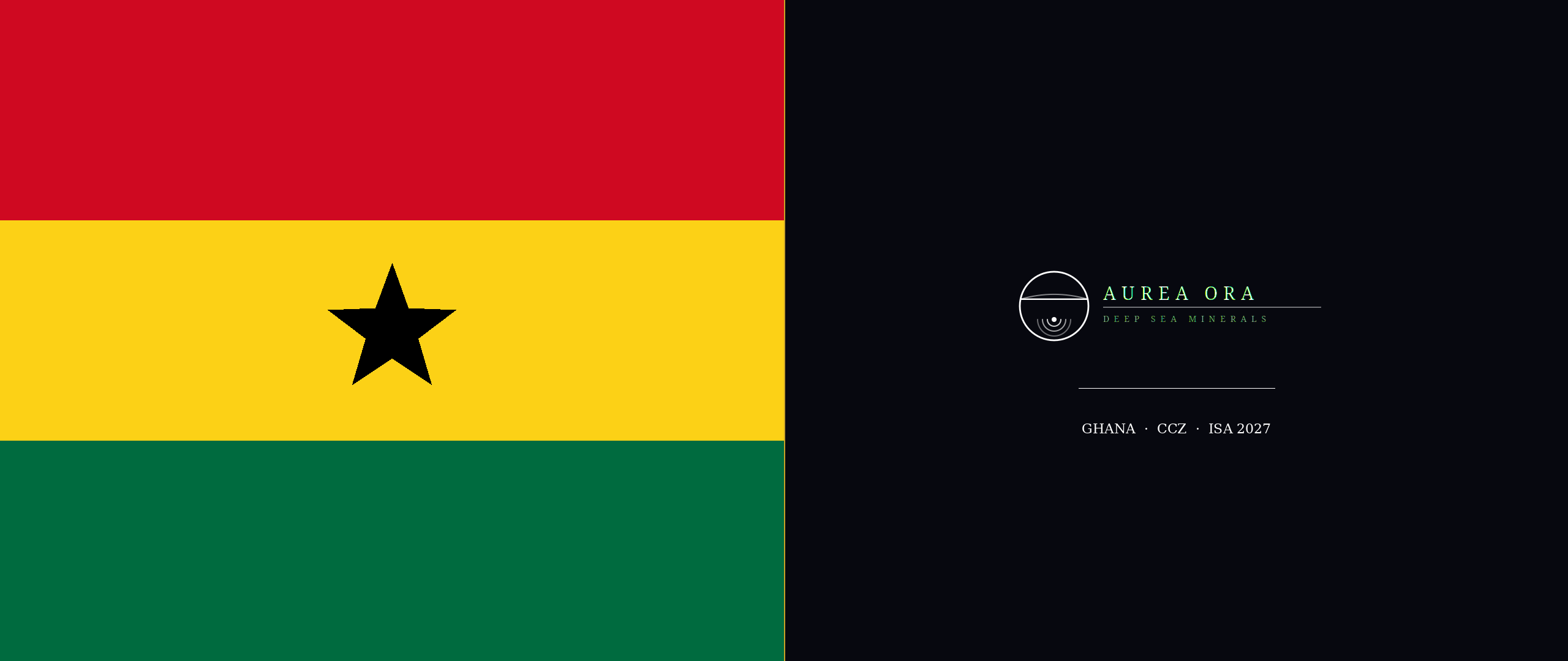 Ghana · Aurea Ora — Sponsoring State